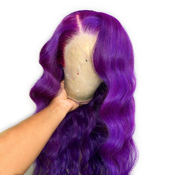 Long Body Wave Lace Front Wig Side Part Synthetic