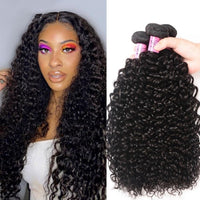 Malaysian Curly Weave Human Hair Extension 1/3/4 Piece Human Hair Bundles 100% Natural Color Hair Weaving 8-26inch
