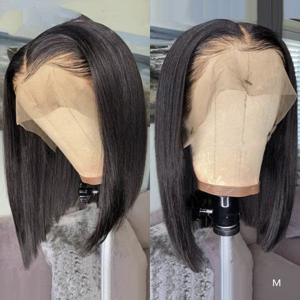 Brazilian Wig Straight Short Bob Lace Front Wigs 13x4 Lace Front Human Hair Wigs Pre-plucked With Baby Hair