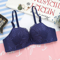 Lace Floral Wireless Bras Front Closure Sexy Lingerie - Divine Diva Beauty