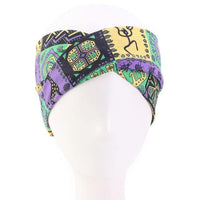 African pattern flower turban - Divine Diva Beauty