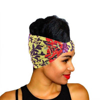 African pattern flower turban - Divine Diva Beauty