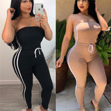 Off Shoulder Jumpsuit bodysuit - Divine Diva Beauty