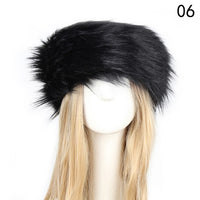 Winter Thick Fluffy Headband For Women Men Fur Hairband hat - Divine Diva Beauty