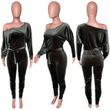 Long Sleeve Jumpsuit Sashes Bodycon plus size avail bodysuit - Divine Diva Beauty