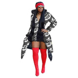 Leopard Hooded Coat outerwear - Divine Diva Beauty