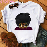 Melanin Poppin Black Girl Magic T-shirt plus size avail - Divine Diva Beauty