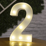 Decorative Letters Alphabet Letter LED Lights Luminous Number Lamp Decoration Battery Night Light Party Baby Bedroom Decoration - Divine Diva Beauty