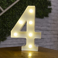 Decorative Letters Alphabet Letter LED Lights Luminous Number Lamp Decoration Battery Night Light Party Baby Bedroom Decoration - Divine Diva Beauty