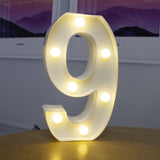 Decorative Letters Alphabet Letter LED Lights Luminous Number Lamp Decoration Battery Night Light Party Baby Bedroom Decoration - Divine Diva Beauty