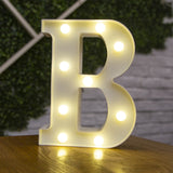 Decorative Letters Alphabet Letter LED Lights Luminous Number Lamp Decoration Battery Night Light Party Baby Bedroom Decoration - Divine Diva Beauty