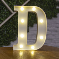 Decorative Letters Alphabet Letter LED Lights Luminous Number Lamp Decoration Battery Night Light Party Baby Bedroom Decoration - Divine Diva Beauty