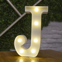 Decorative Letters Alphabet Letter LED Lights Luminous Number Lamp Decoration Battery Night Light Party Baby Bedroom Decoration - Divine Diva Beauty