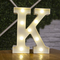 Decorative Letters Alphabet Letter LED Lights Luminous Number Lamp Decoration Battery Night Light Party Baby Bedroom Decoration - Divine Diva Beauty