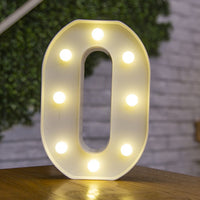 Decorative Letters Alphabet Letter LED Lights Luminous Number Lamp Decoration Battery Night Light Party Baby Bedroom Decoration - Divine Diva Beauty