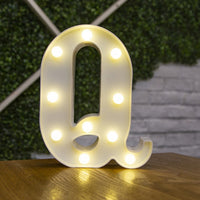 Decorative Letters Alphabet Letter LED Lights Luminous Number Lamp Decoration Battery Night Light Party Baby Bedroom Decoration - Divine Diva Beauty