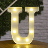 Decorative Letters Alphabet Letter LED Lights Luminous Number Lamp Decoration Battery Night Light Party Baby Bedroom Decoration - Divine Diva Beauty