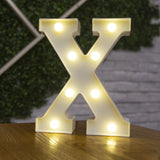 Decorative Letters Alphabet Letter LED Lights Luminous Number Lamp Decoration Battery Night Light Party Baby Bedroom Decoration - Divine Diva Beauty