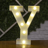 Decorative Letters Alphabet Letter LED Lights Luminous Number Lamp Decoration Battery Night Light Party Baby Bedroom Decoration - Divine Diva Beauty