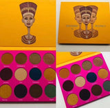 Cleopatra 9 color eyeshadow pearl eyeshadow bronze color makeup disk 9 color  Cleopatra packaging eye shadow - Divine Diva Beauty