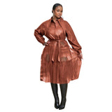 Faux Leather Mesh Patchwork Long Sleeve PU Coat Jacket outerwear plus size avail - Divine Diva Beauty
