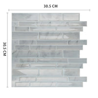 Waterproof Peel and Stick Backsplash Vinyl Smart Tile Self Adhesive Kitchen Wall Sticker - Divine Diva Beauty