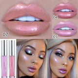 Polarized Lip Gloss Longlasting Mermaid Glitter Lipstick Waterproof Moisturize Jelly Luminous Glitter Lipgloss Lip Makeup - Divine Diva Beauty