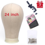 Wig Styling Head Mannequin Wig Stand Canvas Head For Making Display Block Mannequin - Divine Diva Beauty