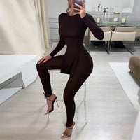 Two Piece Set Leggings Long Sleeve 2 piece - Divine Diva Beauty