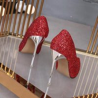 glitter stiletto pump shoe 11+ - Divine Diva Beauty