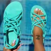 Rome Solid Sandals Women's Anti-slip Hot Summer shoes - Divine Diva Beauty