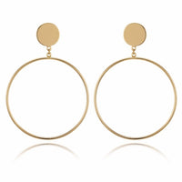 Big Circle Round Hoop Earrings jewelry - Divine Diva Beauty