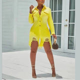 Long Sleeve plus size avail Hollow Out Single Breasted bodysuit Jumpsuits - Divine Diva Beauty