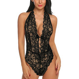 Plus Size avail Exotic Teddy Body Deep V-Neck Backless Bodysuit - Divine Diva Beauty