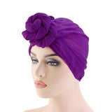 1pc Solid Color  Pre Tied Stretch Turban Head Wraps Headband Long Hair Scarf - Divine Diva Beauty