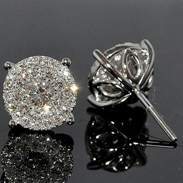 ng Round Shape Stud Earrings Jewelry - Divine Diva Beauty