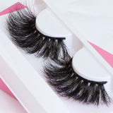 Super Fluffy Extra Dramatic Long 25mm Mink Eyelash Handmade Thick Curl Real Fur Lash Wispy Natural Luxury - Divine Diva Beauty