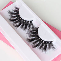 Super Fluffy Extra Dramatic Long 25mm Mink Eyelash Handmade Thick Curl Real Fur Lash Wispy Natural Luxury - Divine Diva Beauty