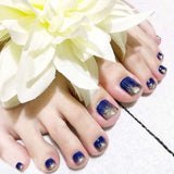 Short False Toenails Full Cover Press On Toenails - Divine Diva Beauty