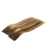 Straight Halo Hair Extensions One Piece With 4 Clips Hairpiece Fish Line Invisible Wire BUNDLE - Divine Diva Beauty