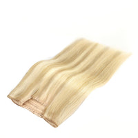 Straight Halo Hair Extensions One Piece With 4 Clips Hairpiece Fish Line Invisible Wire BUNDLE - Divine Diva Beauty