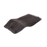 Straight Halo Hair Extensions One Piece With 4 Clips Hairpiece Fish Line Invisible Wire BUNDLE - Divine Diva Beauty