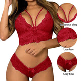 Sexy Underwear Set Temptation Lingerie Sexy Erotic Bikini Lace Brief Sets Plus Size avail - Divine Diva Beauty