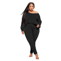 Simple Pure Color Long Sleeve Pants Sets - Divine Diva Beauty