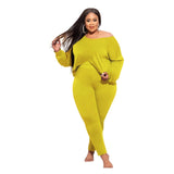 Simple Pure Color Long Sleeve Pants Sets - Divine Diva Beauty