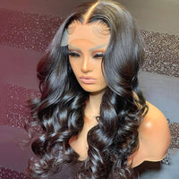 Body Wave Lace Front Wigs Human Hair Brazilian 13x4 Full Hd Lace Frontal Human Hair 30 32 34 Inch Loose Body Wave Wig - Divine Diva Beauty