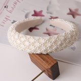 Beaded Pearl Headbands Hair Accessories - Divine Diva Beauty