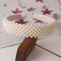 Beaded Pearl Headbands Hair Accessories - Divine Diva Beauty