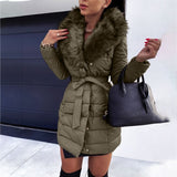 Plus Size avail Slim Long Parka outerwear - Divine Diva Beauty