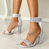 High Heels Buckle sandal  Shoes - Divine Diva Beauty
